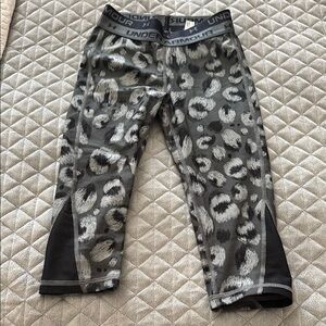Under Armour Gray and Black Performance Leggings